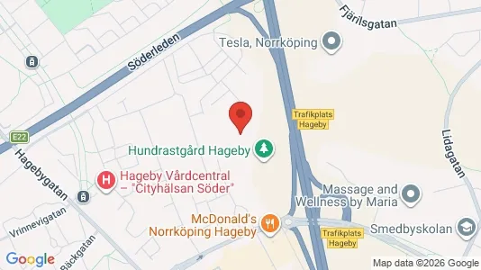 Lägenheter att hyra i Norrköping - kort over placeringen