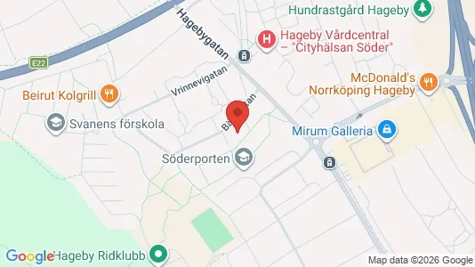 Lägenheter att hyra i Norrköping - kort over placeringen