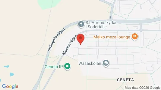 Lägenheter att hyra i Södertälje - kort over placeringen