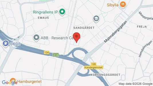 Lägenheter att hyra i Västerås - kort over placeringen