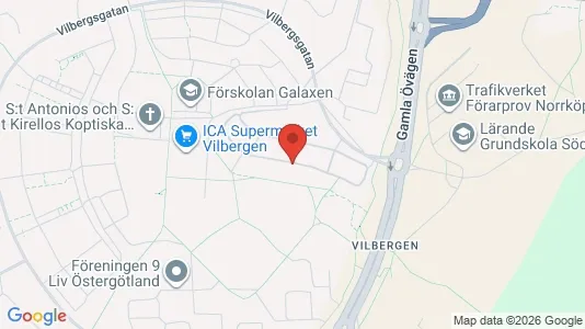 Lägenheter att hyra i Norrköping - kort over placeringen