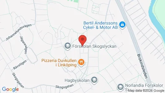 Lägenheter att hyra i Linköping - kort over placeringen