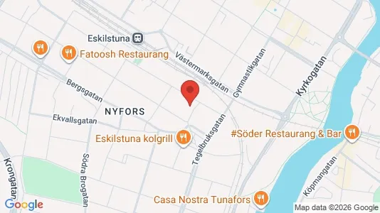 Lägenheter att hyra i Eskilstuna - kort over placeringen