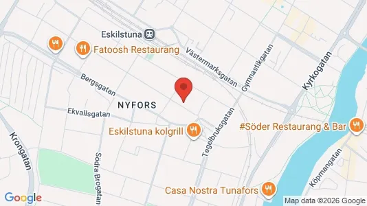 Lägenheter att hyra i Eskilstuna - kort over placeringen