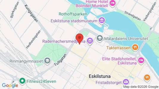 Lägenheter att hyra i Eskilstuna - kort over placeringen