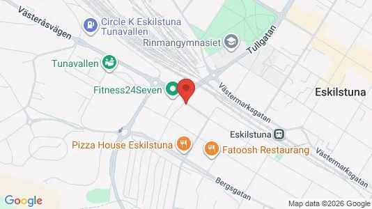 Lägenheter att hyra i Eskilstuna - kort over placeringen