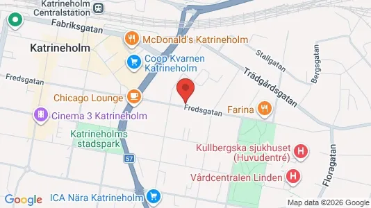 Lägenheter att hyra i Katrineholm - kort over placeringen