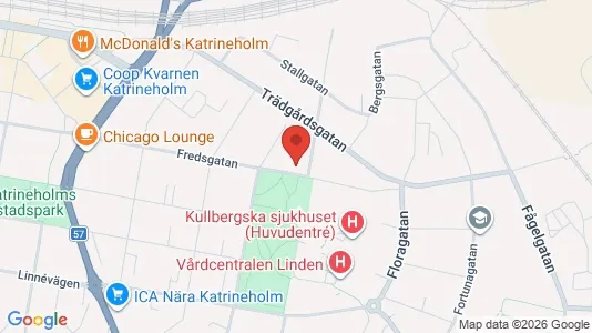 Lägenheter att hyra i Katrineholm - kort over placeringen