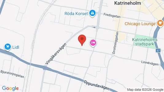 Lägenheter att hyra i Katrineholm - kort over placeringen