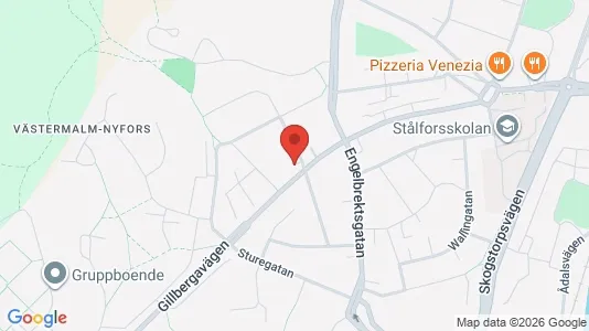 Lägenheter att hyra i Eskilstuna - kort over placeringen
