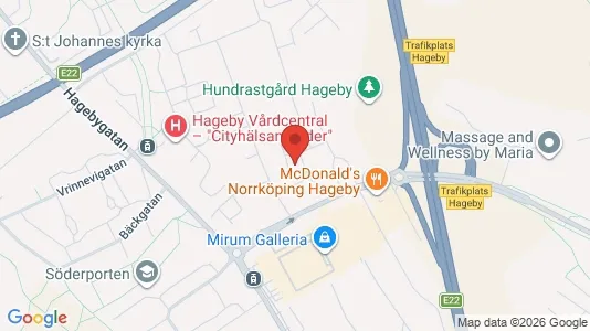 Lägenheter att hyra i Norrköping - kort over placeringen