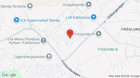 Lägenheter att hyra i Eskilstuna - kort over placeringen