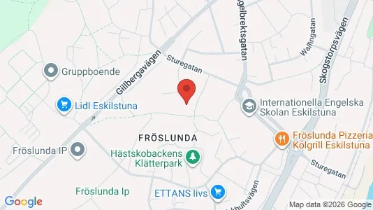 Lägenheter att hyra i Eskilstuna - kort over placeringen