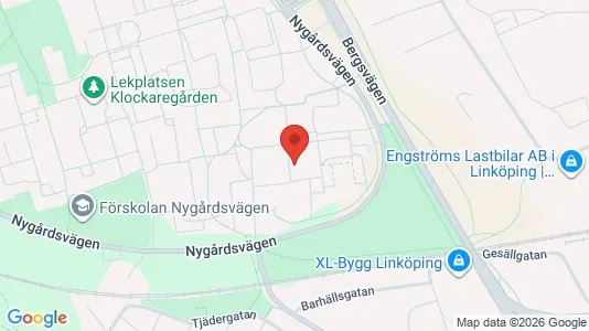 Lägenheter att hyra i Linköping - kort over placeringen