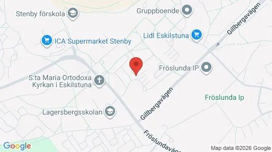 Lägenheter att hyra i Eskilstuna - kort over placeringen