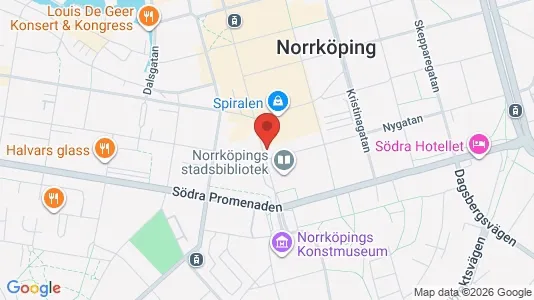 Lägenheter att hyra i Norrköping - kort over placeringen