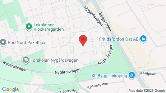 Lägenheter att hyra i Linköping - kort over placeringen