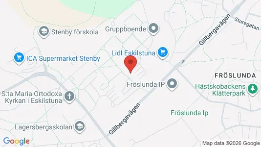 Lägenheter att hyra i Eskilstuna - kort over placeringen