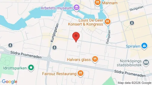 Lägenheter att hyra i Norrköping - kort over placeringen