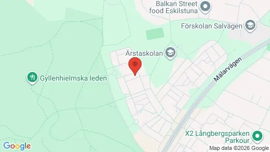 Lägenheter att hyra i Eskilstuna - kort over placeringen