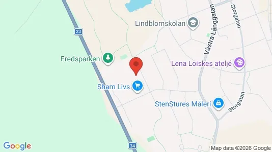Lägenheter att hyra i Hultsfred - kort over placeringen