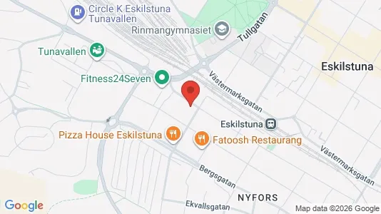 Lägenheter att hyra i Eskilstuna - kort over placeringen