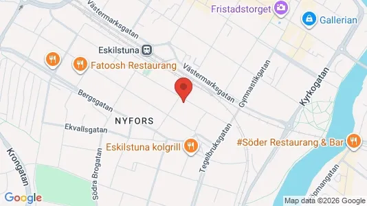 Lägenheter att hyra i Eskilstuna - kort over placeringen