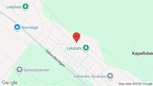 Lägenheter att hyra i Härnösand - kort over placeringen