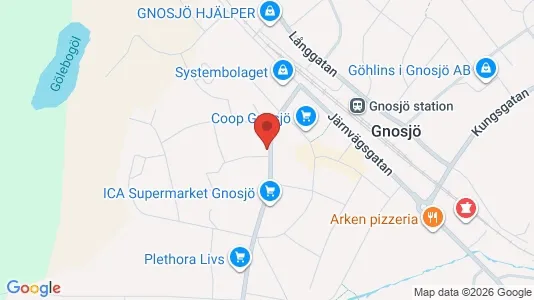 Lägenheter att hyra i Gnosjö - kort over placeringen