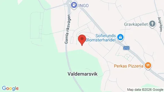 Lägenheter att hyra i Valdemarsvik - kort over placeringen