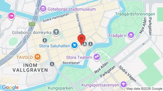 Lägenheter att hyra i Göteborg Centrum - kort over placeringen