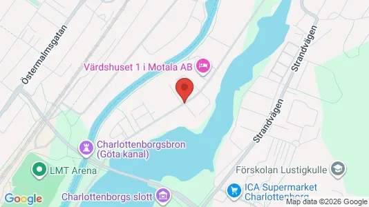 Lägenheter att hyra i Motala - Bild från Google Street View