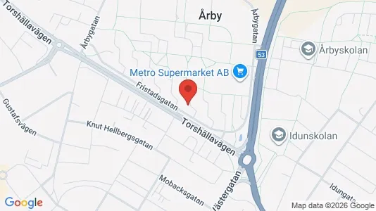 Lägenheter att hyra i Eskilstuna - kort over placeringen