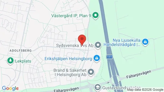 Lägenheter att hyra i Helsingborg - Bild från Google Street View