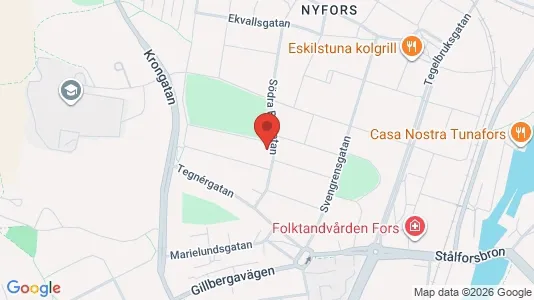Lägenheter att hyra i Eskilstuna - kort over placeringen