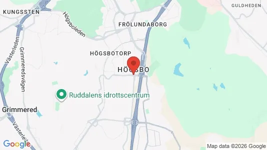 Rum att hyra i Askim-Frölunda-Högsbo - kort over placeringen