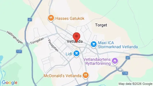 Hus att hyra i Vetlanda - Bild från Google Street View