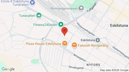 Lägenheter att hyra i Eskilstuna - kort over placeringen