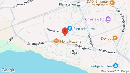 Lägenheter att hyra i Flen - Bild från Google Street View