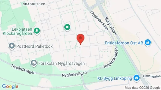 Lägenheter att hyra i Linköping - kort over placeringen