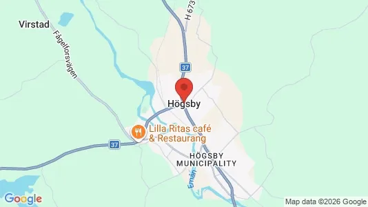 Hus att hyra i Högsby - Bild från Google Street View