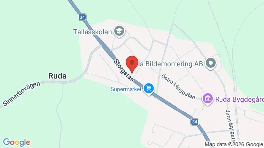 Lägenheter att hyra i Högsby - kort over placeringen