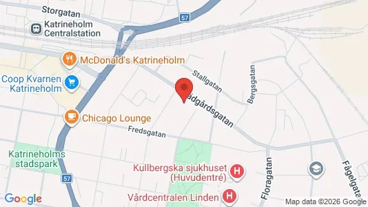 Lägenheter att hyra i Katrineholm - kort over placeringen