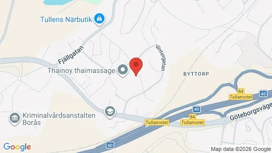 Lägenheter att hyra i Borås - kort over placeringen