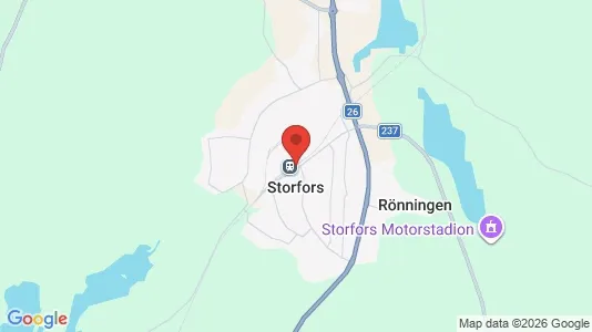 Hus att hyra i Storfors - kort over placeringen