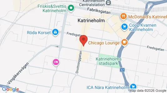 Lägenheter att hyra i Katrineholm - kort over placeringen