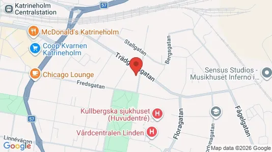Lägenheter att hyra i Katrineholm - kort over placeringen