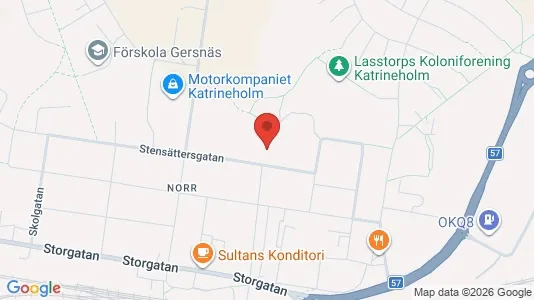 Lägenheter att hyra i Katrineholm - kort over placeringen
