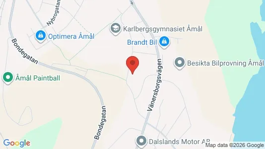 Lägenheter att hyra i Åmål - kort over placeringen