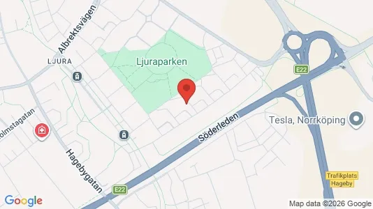 Lägenheter att hyra i Norrköping - kort over placeringen